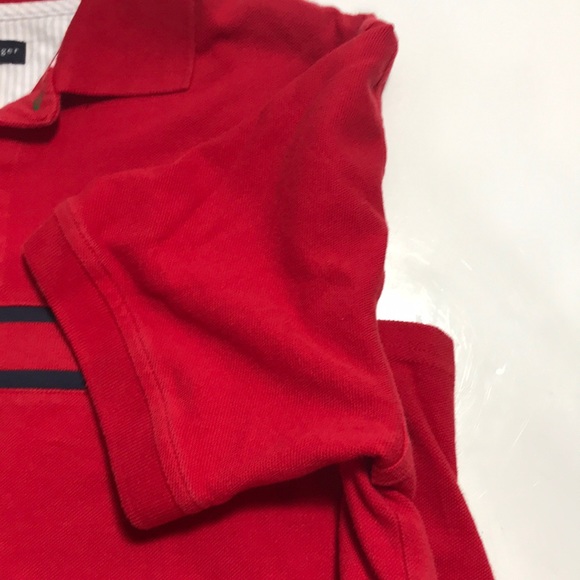 Tommy Hilfiger Red Size M Polo - Picture 4 of 8